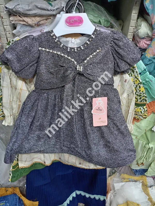 Net Frock in Black Color for Baby Girls