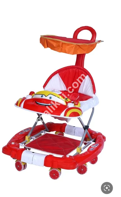 Baby Walker and Stroller Red Color