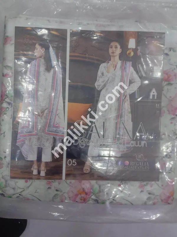 Original Rigalia 3 pcs Unstiched Suit