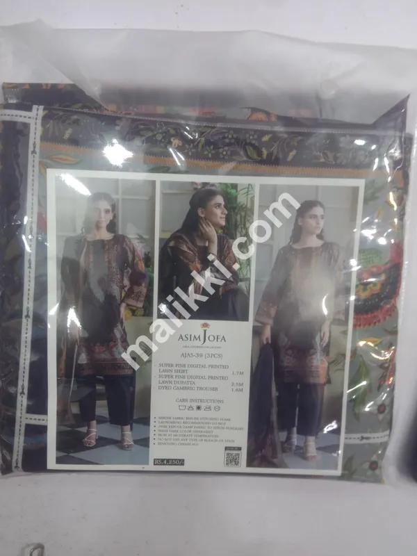 Asim Jofa Unstiched Lawn Suit