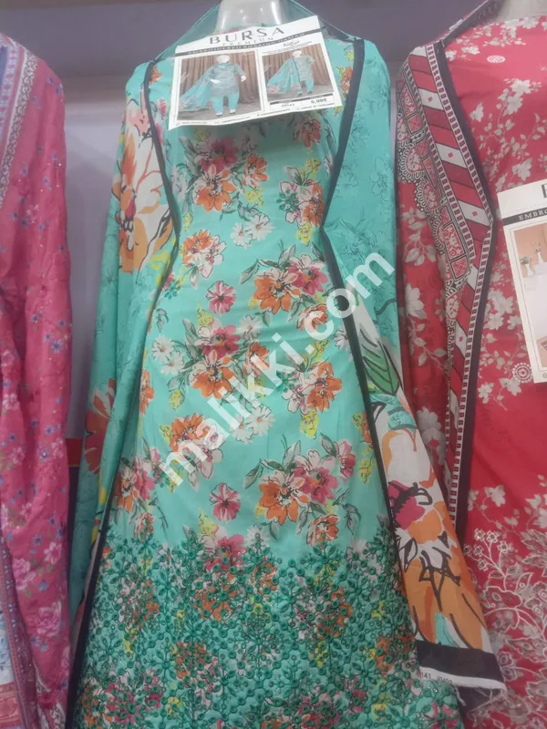 BURSA Embroidered 3 PCS Unstiched Suit