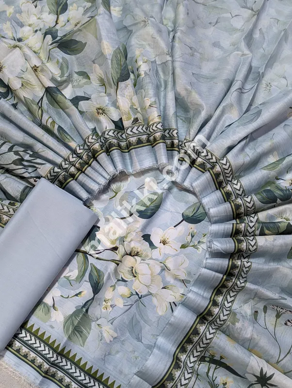 Bin Saeed Printed Lawn 3 PCS Unstiched Suit