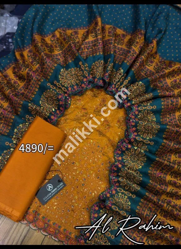 Bin Saeed Embroidered 3 PCS Unstiched