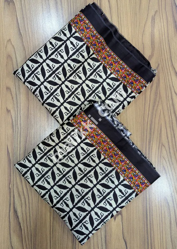 بن سعید پرنٹ شدہ لان 2 پی سی ایس بغیر سلے ہوئے سوٹ