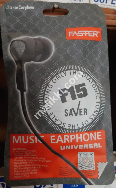 Faster Stereo F15 Earphones