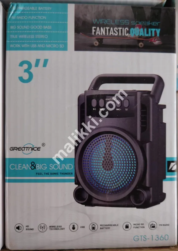 Greatnice 3 inch Wireless Speaker
