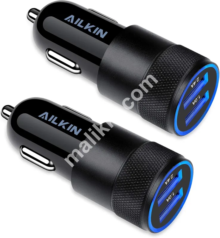 فاسٹ چارج ڈوئل پورٹ USB کار چارجر