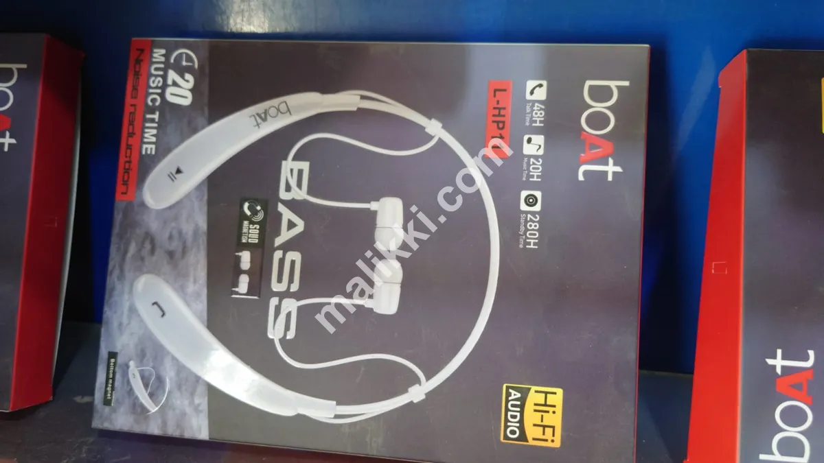 Boat Wireless Earbuds with Neckband Bass and Noise Reduction