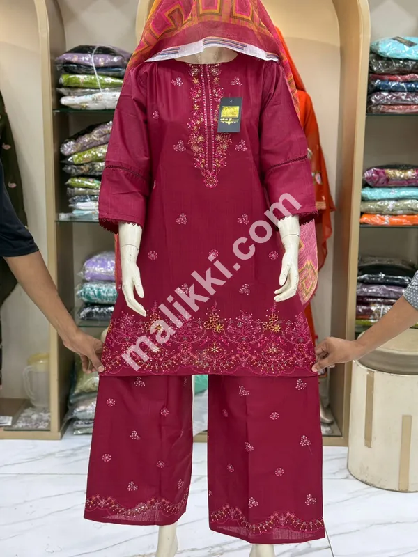 Lawn 2 PCS Ladies Suit for Summer Season