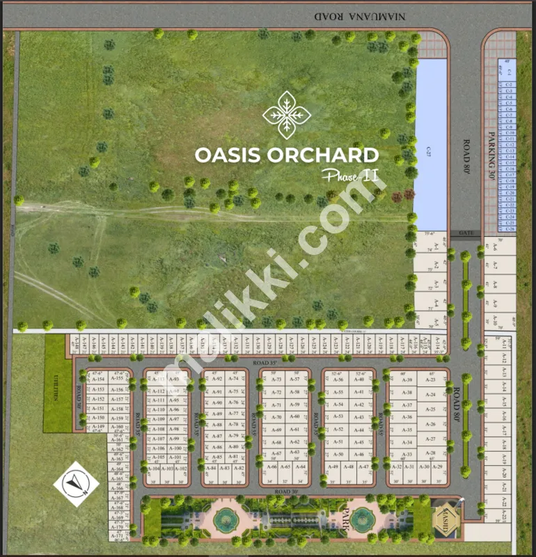 7 Marla Plot For Sale in Oasis Orchad Phase-II