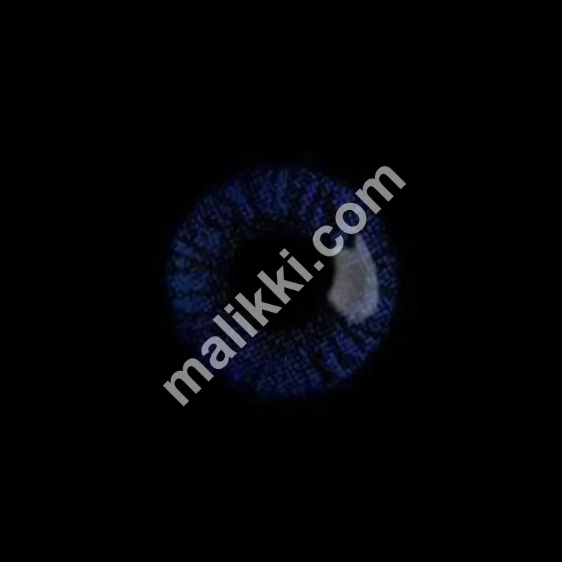 گہرے نیلے رنگ کے کانٹیکٹ لینس کی پاور رینج 0.00 سے 6.00 تک