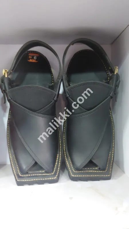 Peshawri Chappal Black 