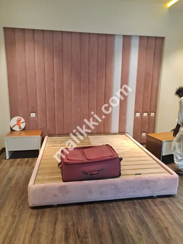 Wall Double Bed With 2 Side Tables