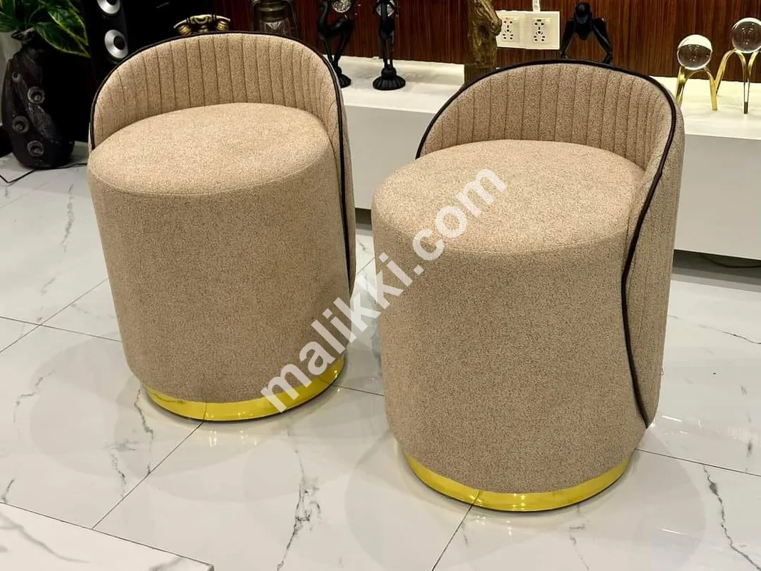 Beautiful Khaki Color Chair Set 
