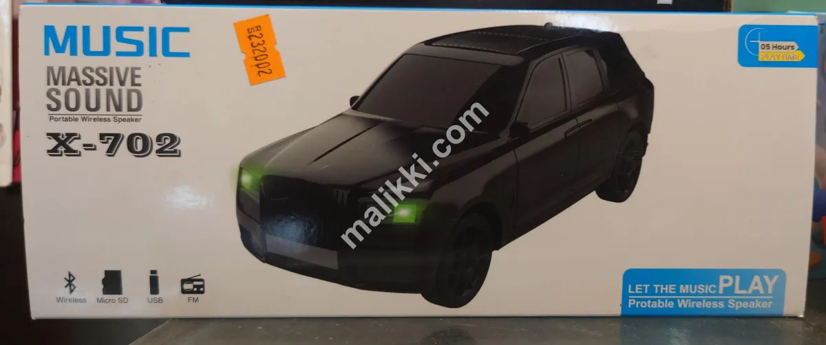 Car Model with Bluetooth Speaker and SD Card Slot 