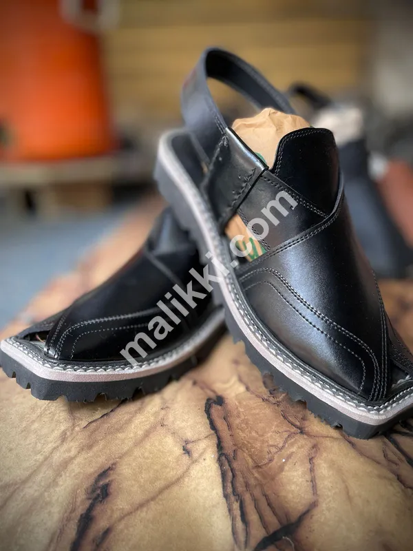 Black Peshawri Sandals