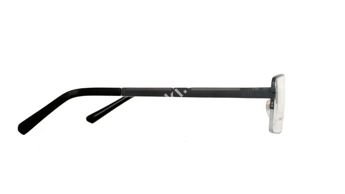 NATIVE EYEWEAR HALF RIMLESS SQUARE METAL