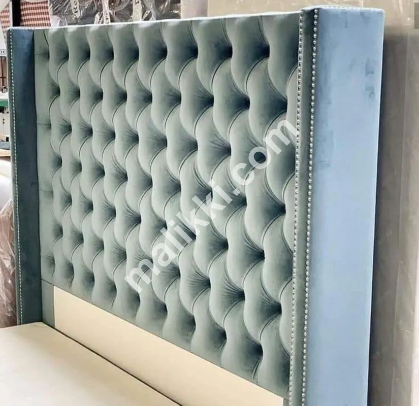 Modern Bed with 2 Side Tables 