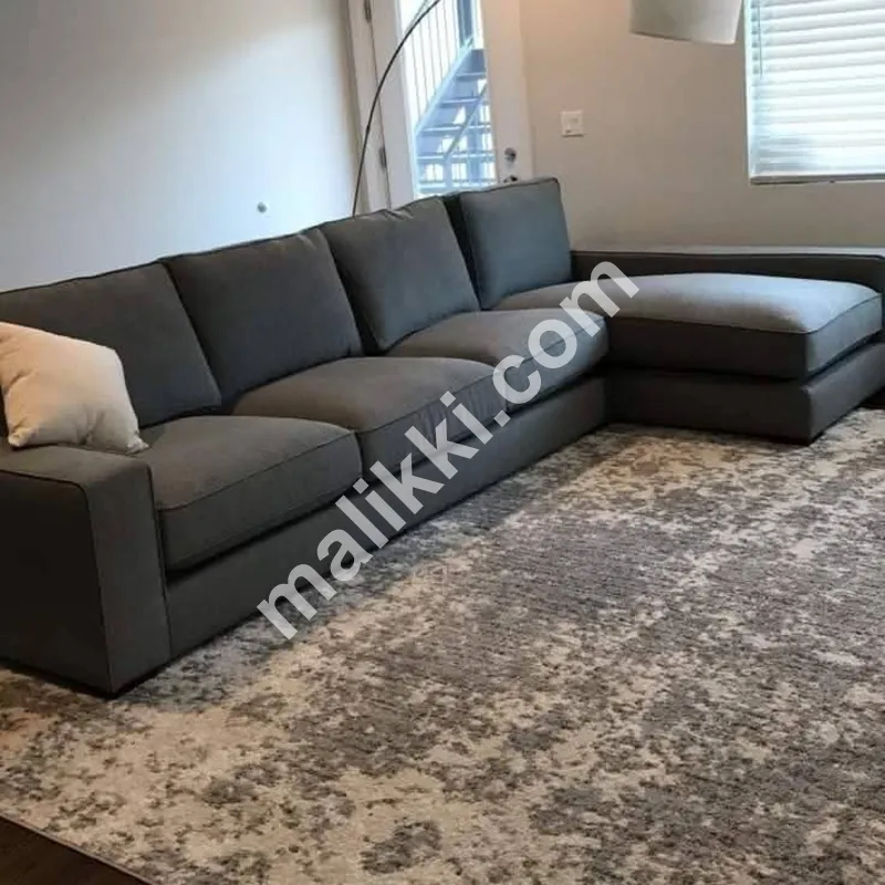 Beautiful L Shape 6 Seater Corner Sofa Set 
