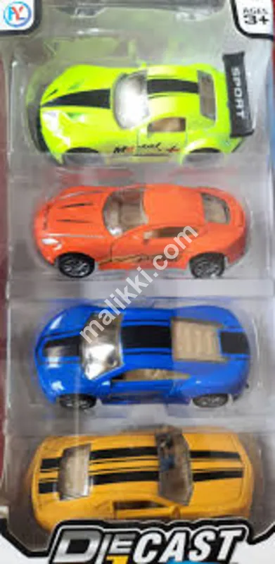 ڈائی کاسٹ سپر اسپیڈ میٹل ریسنگ ڈائی کاسٹ کار (4 کا پیک) کھلونے بچے اور لڑکے