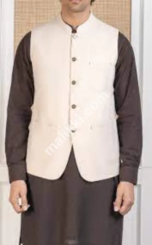 Creme Color Waist Coat