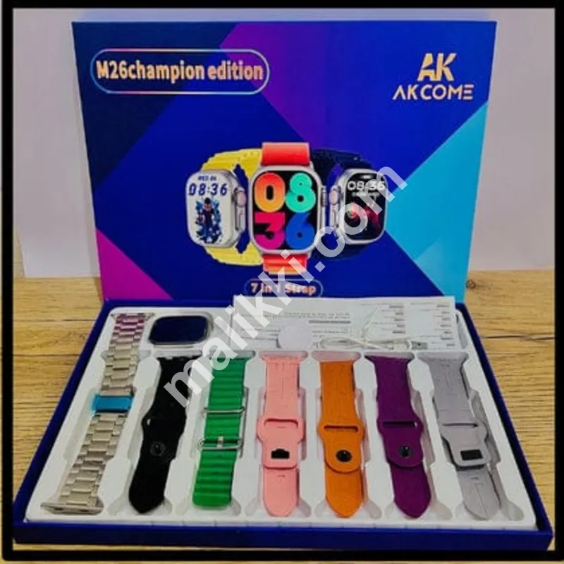 AKCome M26 7 in 1 Strap Smart Watch