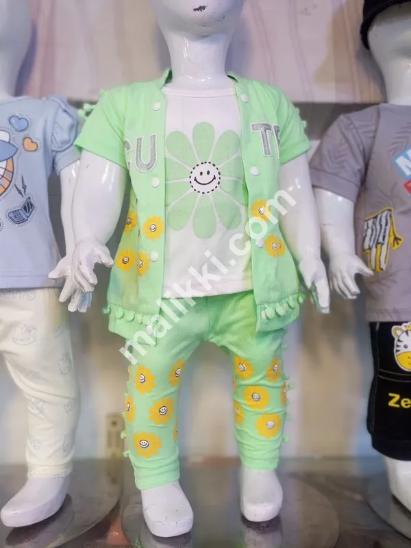 بچوں کے لیے شرٹ جرسی سوٹ کھولیں۔