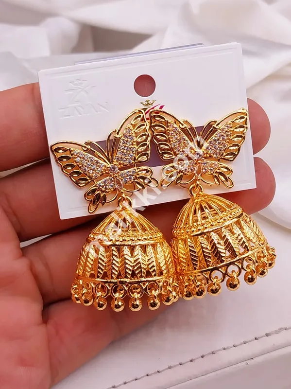 Sun Flower & Butterfly Design Jhumki