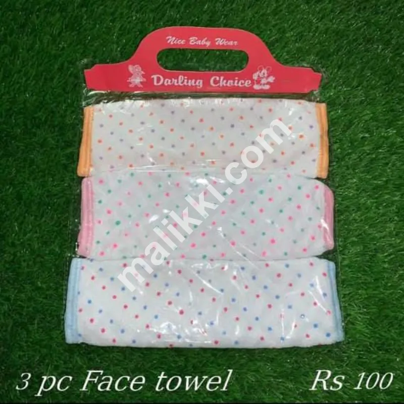 3 پی سیز چہرے کا تولیہ بچوں کے لیے