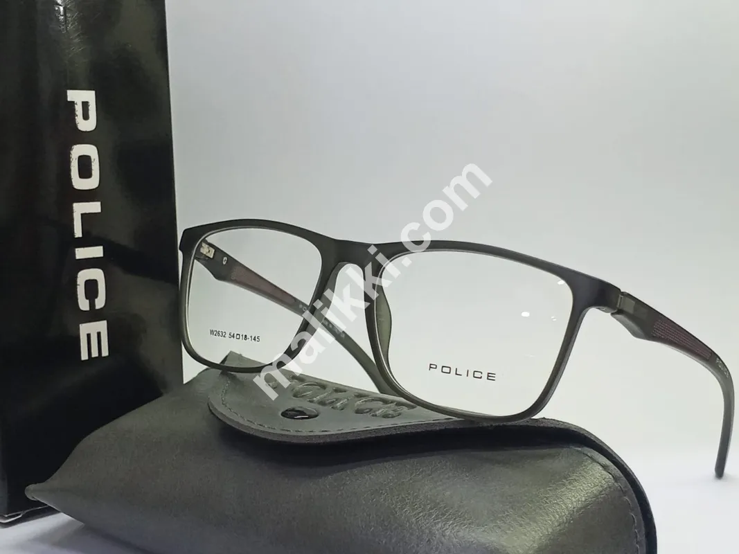 مردوں کے لیے پلاسٹک پولیس کے چشمے