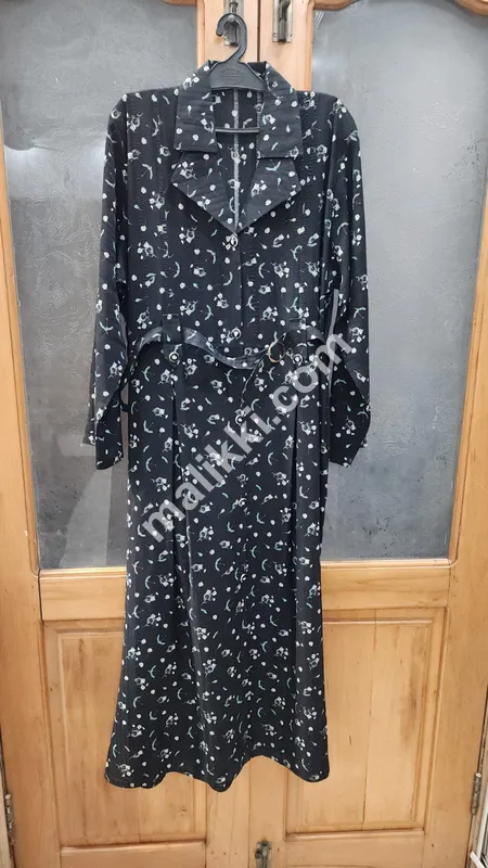 Print Coat Abaya