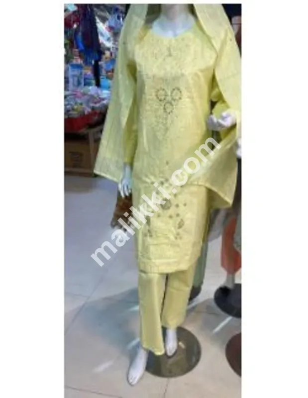 کاٹن 3 پی سیز شلوار قمیض سوٹ