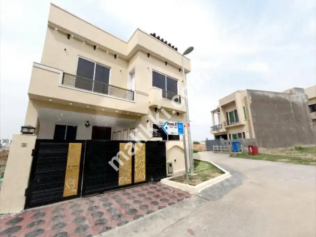 Bahria Town Phase 8, Ali Block 16 Marla Corner Designer House, 3 Side Open , Back Open With Extra Land Perfect Construction On Investor Rate