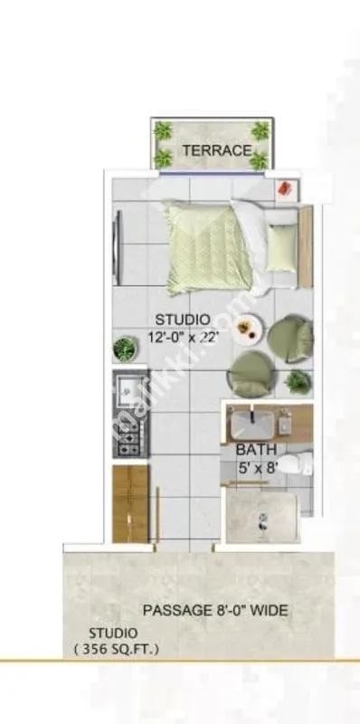 studio appartment for sale in top city 1 islamabad