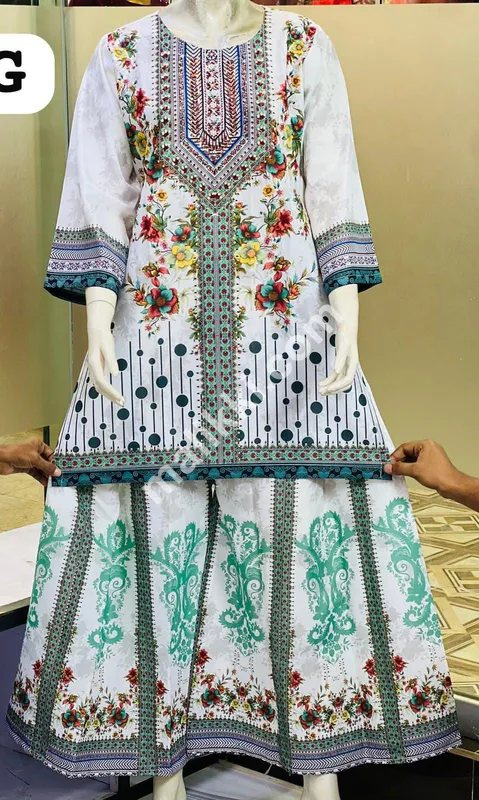 Georgette Fabric 2 Pcs Suit