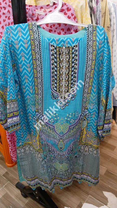 Digital Lawn 2 Pcs Ladies Dress