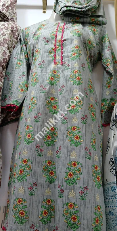 Pure Lawn 2 Pcs Ladies Dress