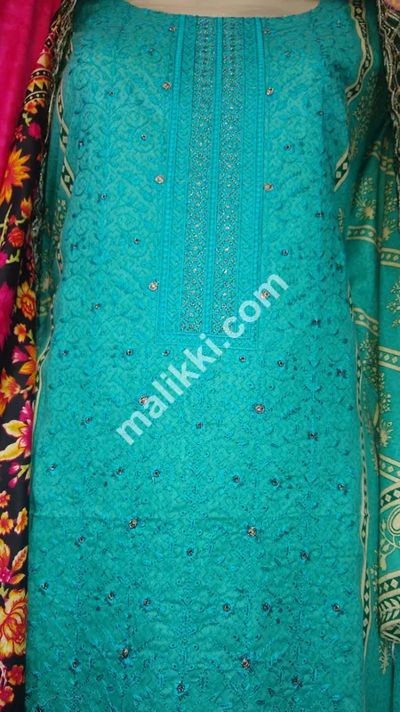Lawn 3 Pcs Embroidered Dress
