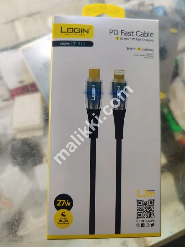 لاگ ان 27W PD فاسٹ کیبل