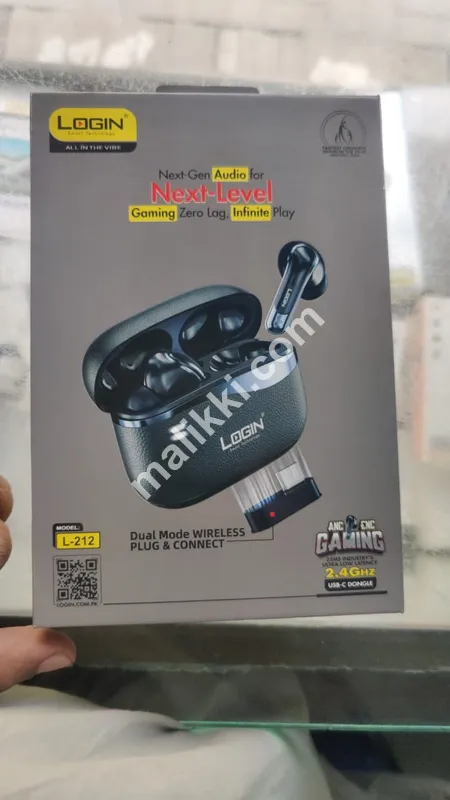 لاگ ان گیمنگ L-212 Earbuds