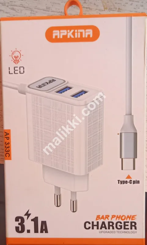APKINA 3.1A Type-C Pin Charger